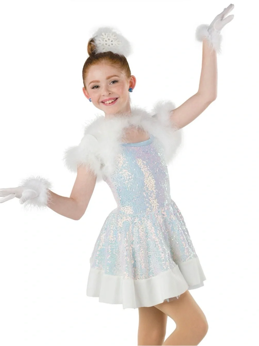 NEW! A Wish Come True Winter Wonderland Holiday dance costume iridescent